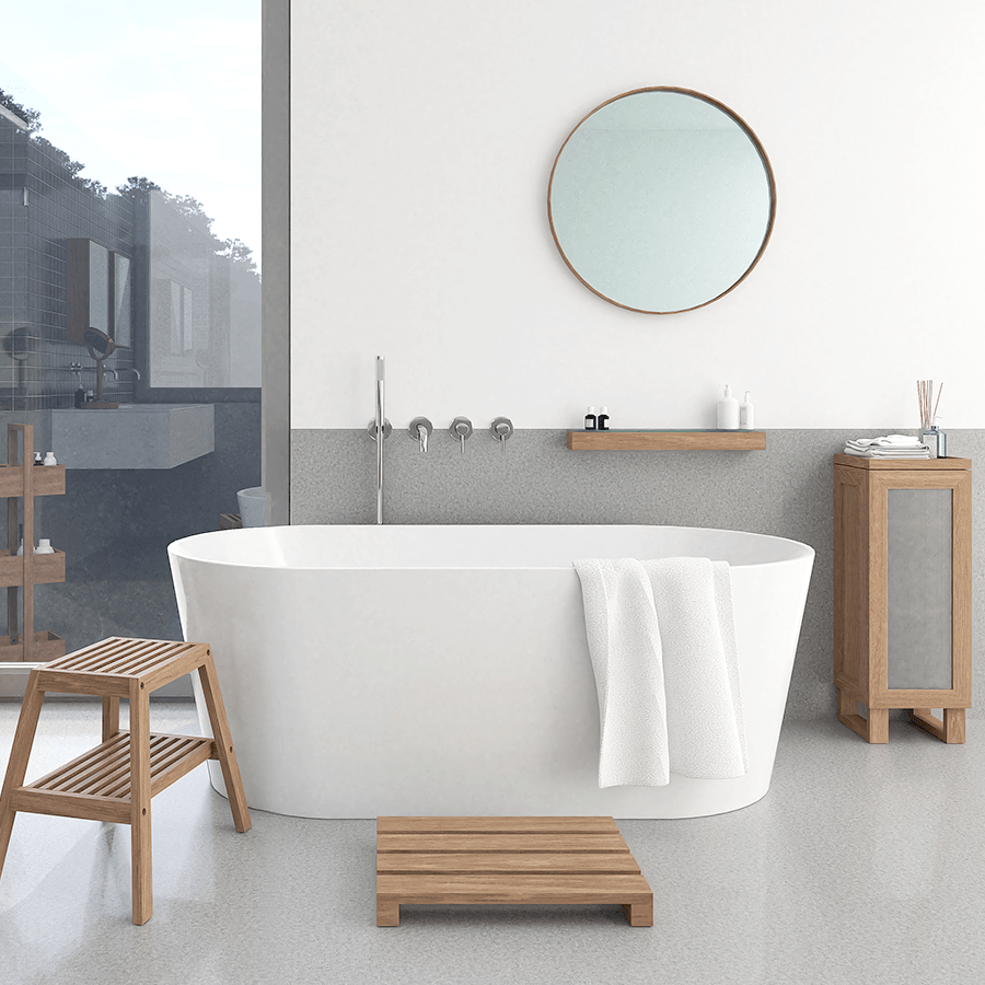 BATH DUCKBOARD IN BAMBOO - DYKE & DEAN