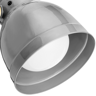 BAUHAUS WALL LAMP SMALL GREY - DYKE & DEAN