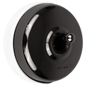 BLACK 2 WAY TOGGLE WALL SWITCH - DYKE & DEAN
