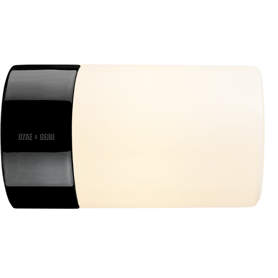 BLACK CERAMIC REARWIRED WALL LAMPS - WALL LIGHTS - DYKE & DEAN  - Homewares | Lighting | Modern Home Furnishings