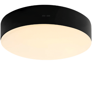 BLACK DISC WALL & CEILING LIGHT 540MM - DYKE & DEAN