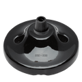 BLACK MINI CERAMIC CEILING ROSE - DYKE & DEAN