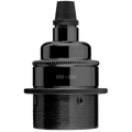 BLACK PLATED E27 METAL BULB HOLDER - DYKE & DEAN
