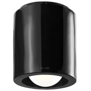BLACK PORCELAIN CEILING DOWNLIGHT E27 - LIGHTING - DYKE & DEAN  - Homewares | Lighting | Modern Home Furnishings