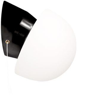 BLACK PULL CORD SWITCHED REARWIRED WALL LAMPS - WALL LIGHTS - DYKE & DEAN  - Homewares | Lighting | Modern Home Furnishings