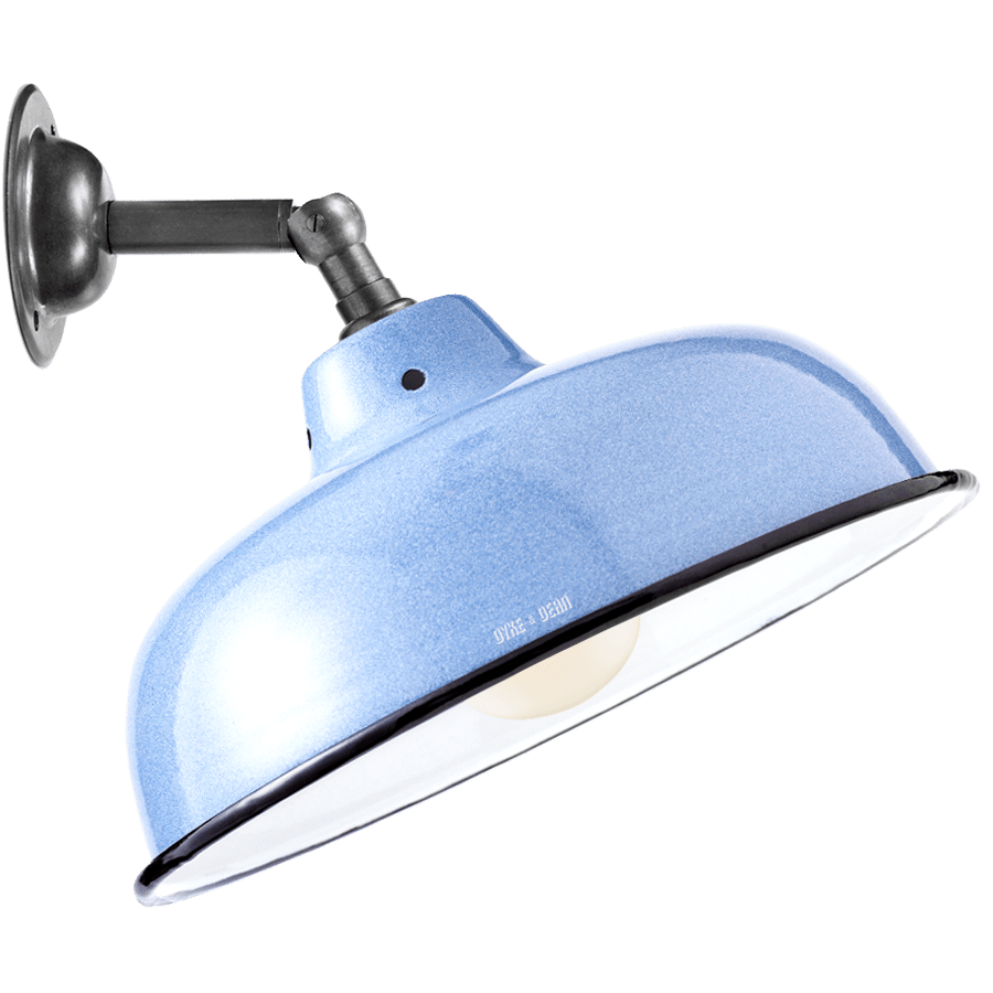 BLUE NECK VENT SHADE WALL LAMP - WALL LIGHTS - DYKE & DEAN  - Homewares | Lighting | Modern Home Furnishings