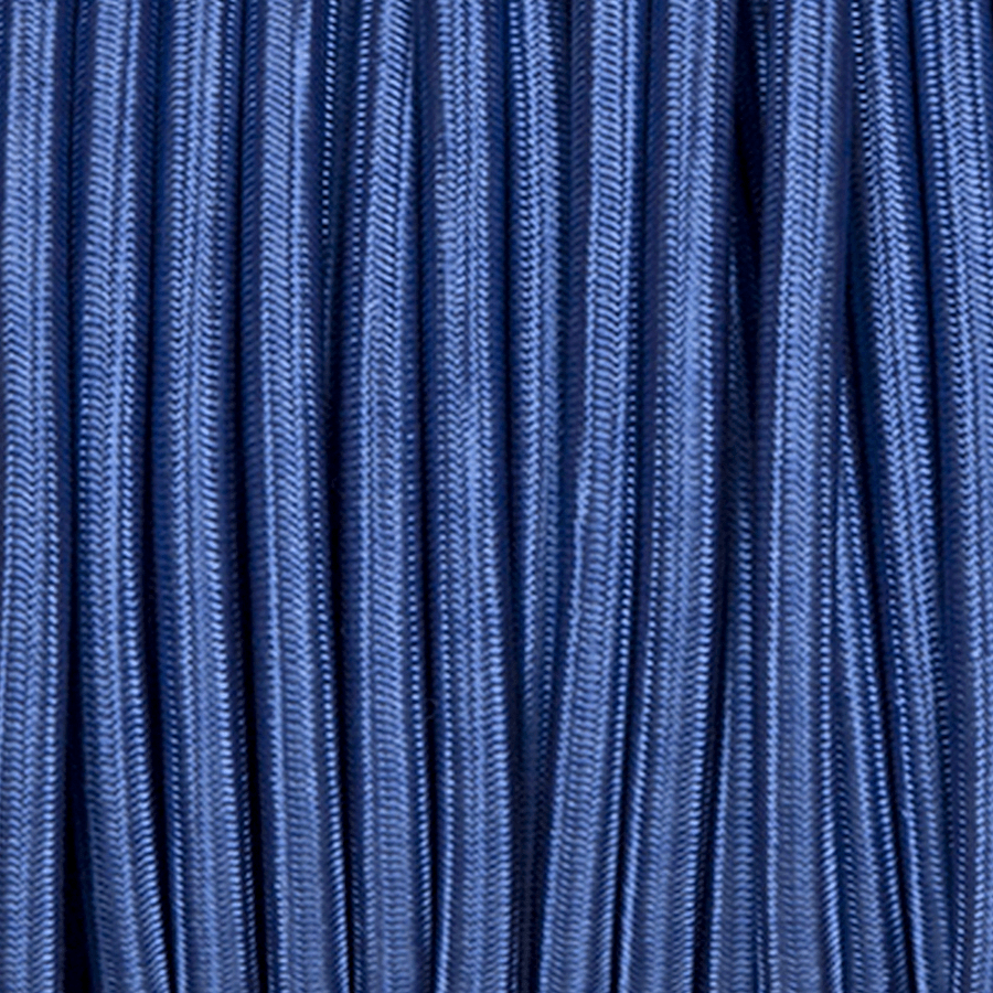 BLUE ROUND FABRIC CABLE - FABRIC CABLE - DYKE & DEAN  - Homewares | Lighting | Modern Home Furnishings
