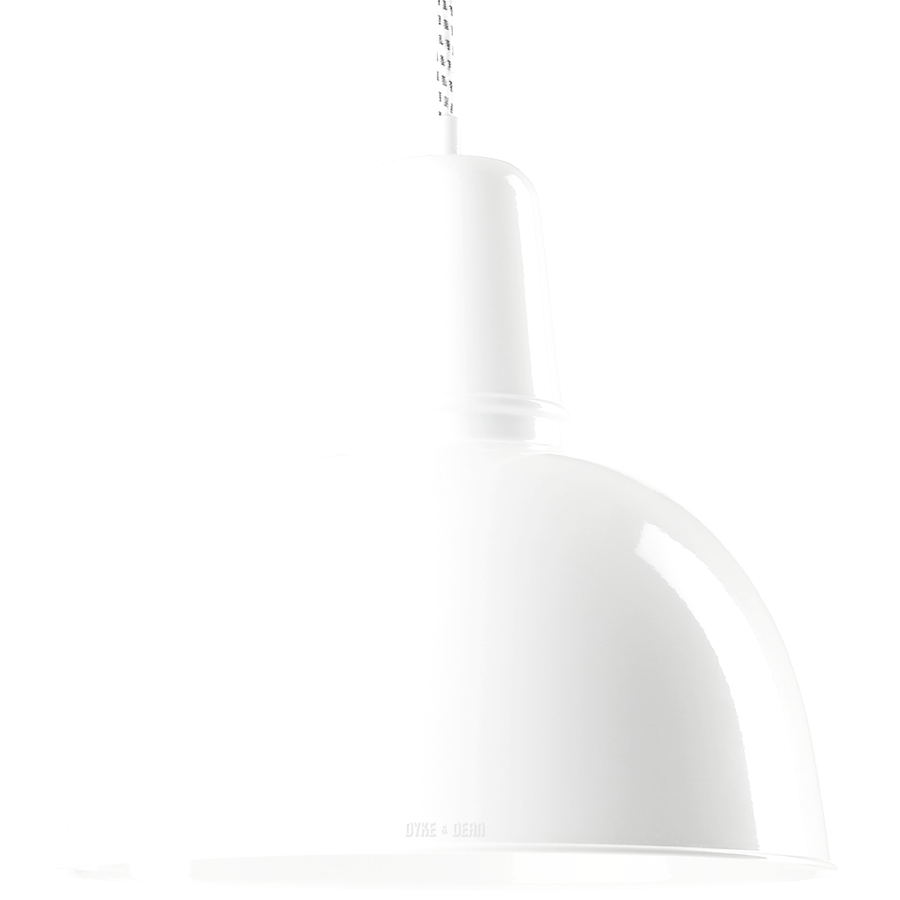 BOLICH PENDANT KOLN WHITE SHADE - DYKE & DEAN