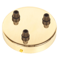 BRASS 3 WAY CEILING ROSE - DYKE & DEAN