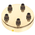 BRASS 5 WAY CEILING ROSE - DYKE & DEAN