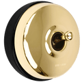 BRASS INTERMEDIATE WALL SWITCHES BLACK - DYKE & DEAN