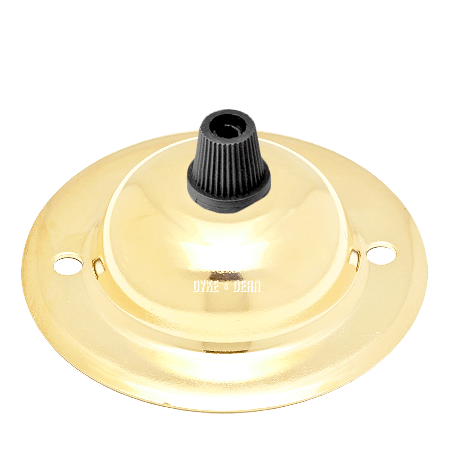 BRASS MINI METAL CEILING ROSE - DYKE & DEAN