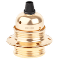 BRASS PLATED E27 BULB HOLDER - DYKE & DEAN