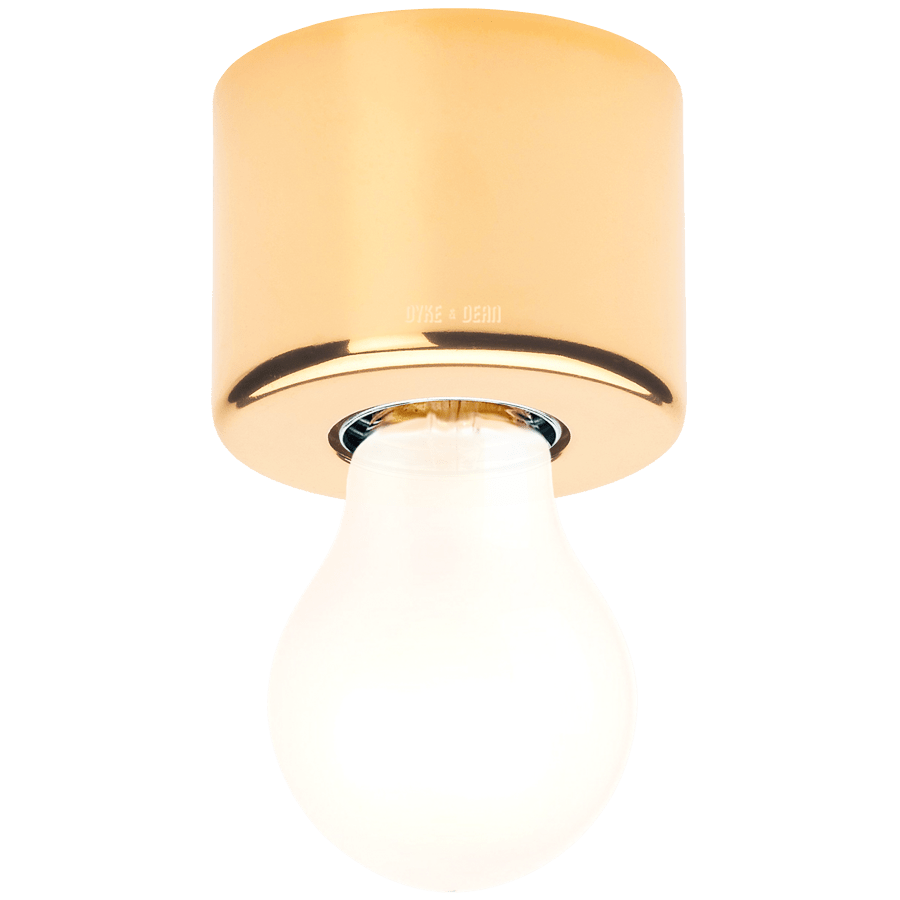 BRASS REFLECTOR LAMP - DYKE & DEAN