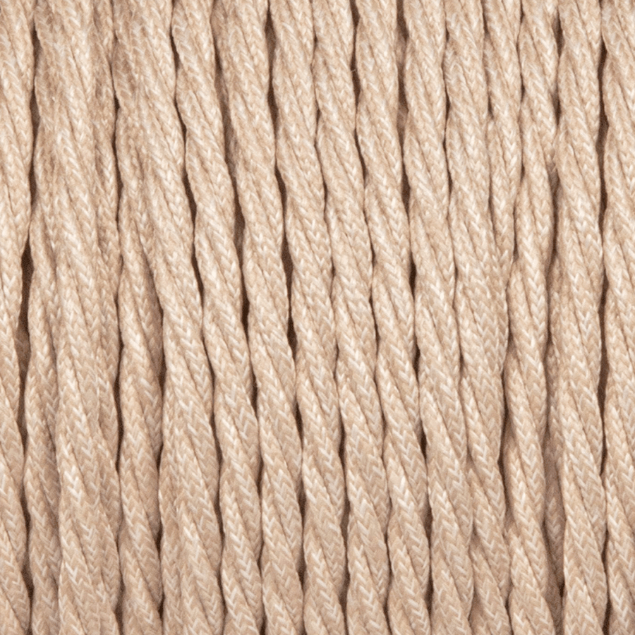 CANVAS / LINEN STYLE TWISTED FABRIC CABLE - DYKE & DEAN