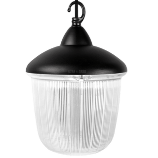 CAST LANTERN BLACK RIBBED CASE PENDANT - DYKE & DEAN