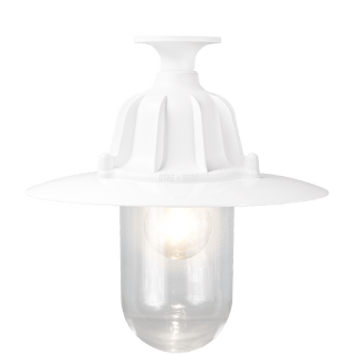 CAST LANTERN PENDANT WHITE FIXED WITHOUT SHADE - DYKE & DEAN