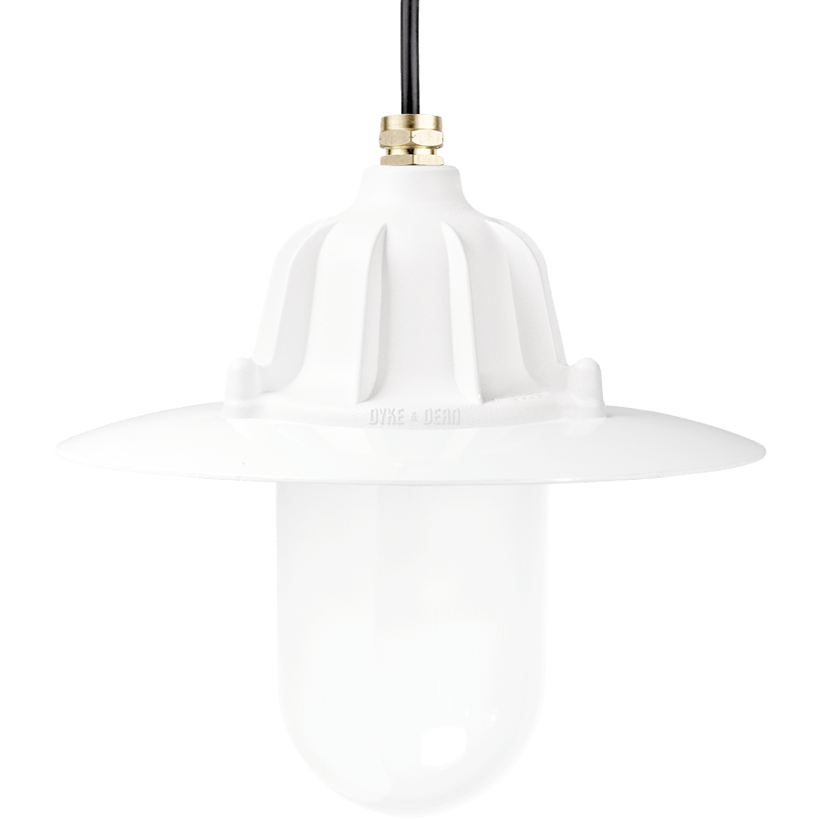 CAST SHADE LANTERN WHITE FROSTED - DYKE & DEAN