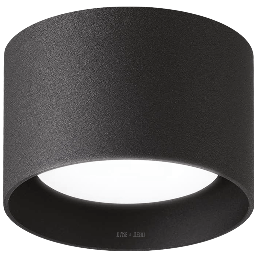 CEILING PUCK LIGHT BLACK - DYKE & DEAN