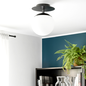 CEILING SCONCE DISC WALL LIGHT BLACK - LIGHTING - DYKE & DEAN  - Homewares | Lighting | Modern Home Furnishings