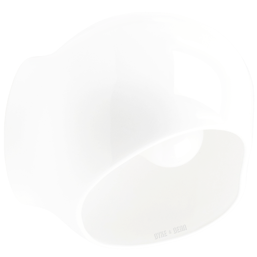 CERAMIC HOOD WALL LAMP WHITE - DYKE & DEAN