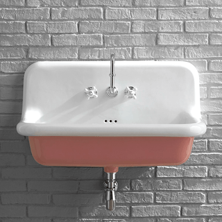 CERAMIC MOUNTED LARGE SINK WITH COLOUR OPTIONS - DYKE & DEAN