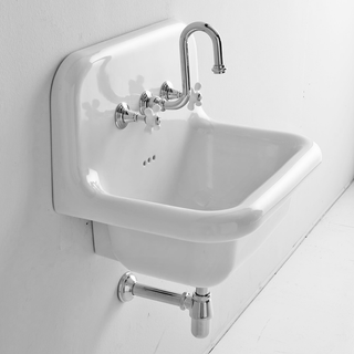 CERAMIC MOUNTED MEDIUM SINK WHITE - DYKE & DEAN