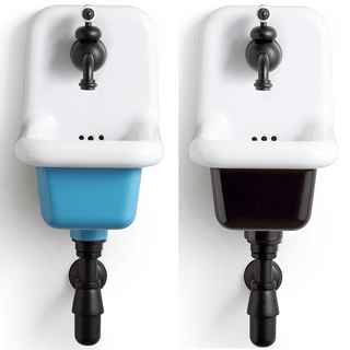 CERAMIC MOUNTED NARROW SINK - DYKE & DEAN