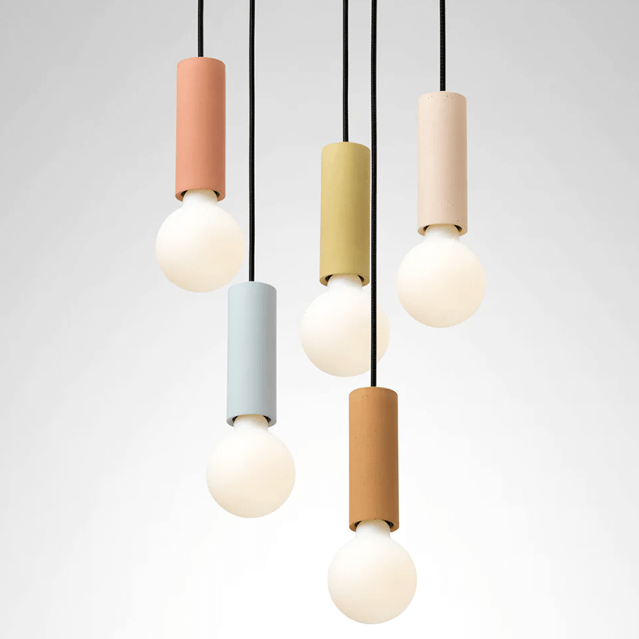 CONCRETE BATON PENDANT TRIO - DYKE & DEAN