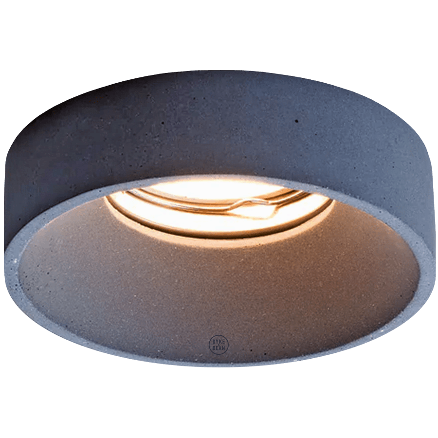 CONCRETE CEILING MOUNTED SPOT LIGHT - DYKE & DEAN