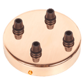 COPPER 4 WAY CEILING ROSE - DYKE & DEAN
