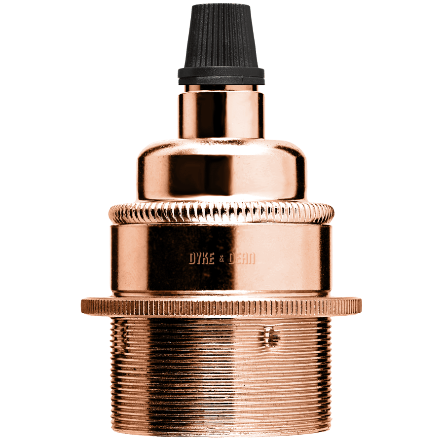 COPPER E27 METAL BULB HOLDER - DYKE & DEAN