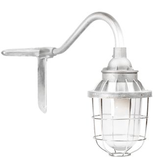 CORNER SWAN NECK LANTERN CAGED CASE - DYKE & DEAN