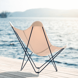 CUERO BUTTERFLY OUTDOOR OYSTER CHAIR - DYKE & DEAN