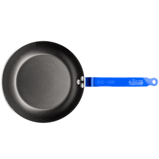 DE BUYER CHOC FRYING PANS BLUE HANDLES - DYKE & DEAN