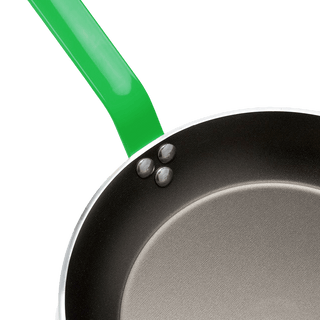 DE BUYER CHOC FRYING PANS GREEN HANDLES - DYKE & DEAN