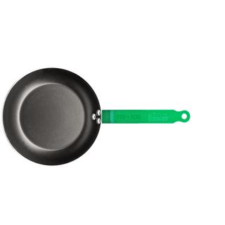 DE BUYER CHOC FRYING PANS GREEN HANDLES - DYKE & DEAN