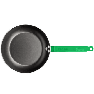DE BUYER CHOC FRYING PANS GREEN HANDLES - DYKE & DEAN