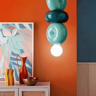 DONUT CERAMIC STACKED PENDANT LAMP - DYKE & DEAN