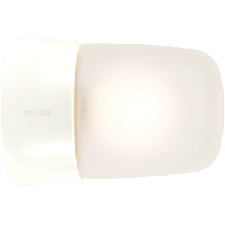 DUROPLAST CREAM REARWIRED WALL & CEILING LIGHT FROSTED - DYKE & DEAN