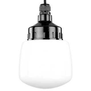 DUROPLAST OPAL DECO GLASS PENDANT LAMP - DYKE & DEAN