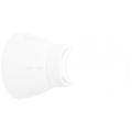 DYKE & DEAN FIXED SOCKET WHITE CERAMIC LAMP - DYKE & DEAN