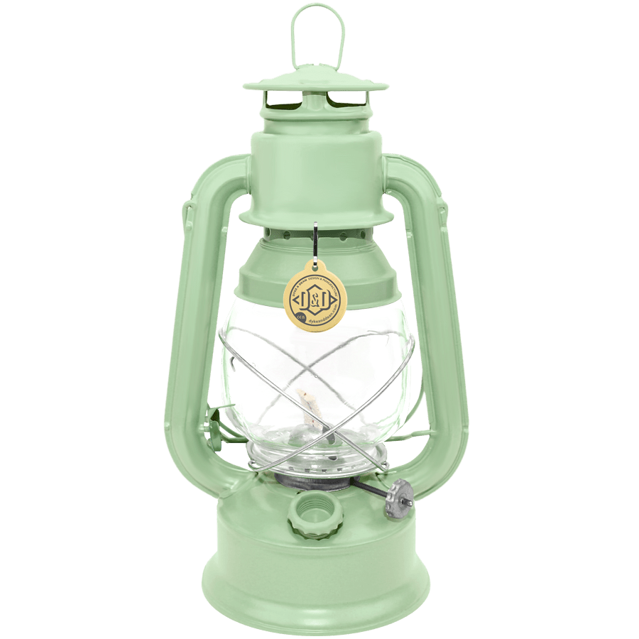 DYKE & DEAN HURRICANE LANTERN MINT GREEN - DYKE & DEAN