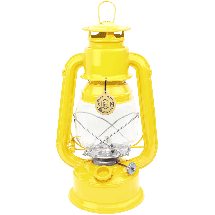 DYKE & DEAN HURRICANE LANTERN YELLOW - DYKE & DEAN