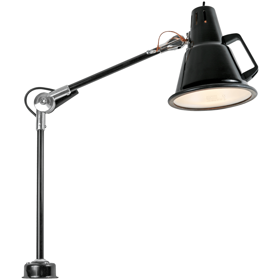 ELBO WALL LAMP HANDLE LIGHT SWITCHED SHADE - DYKE & DEAN