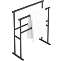 FREESTANDING TOWEL RAIL YOKU DARK OAK - DYKE & DEAN