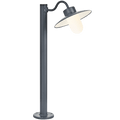 FRENCH BOLLARD SWAN NECK LAMP FROSTED GLASS - DYKE & DEAN