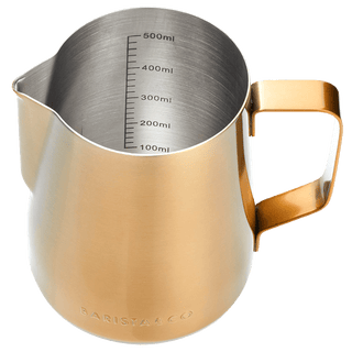 GOLD COFFEE MILK FROTHING JUG & PITCHER 600ML - DYKE & DEAN