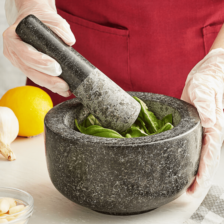 GRANITE MORTAR & PESTLE LARGE - DYKE & DEAN