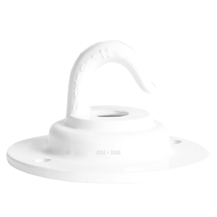 HEAVY DUTY CAST CEILING HOOK WHITE - DYKE & DEAN